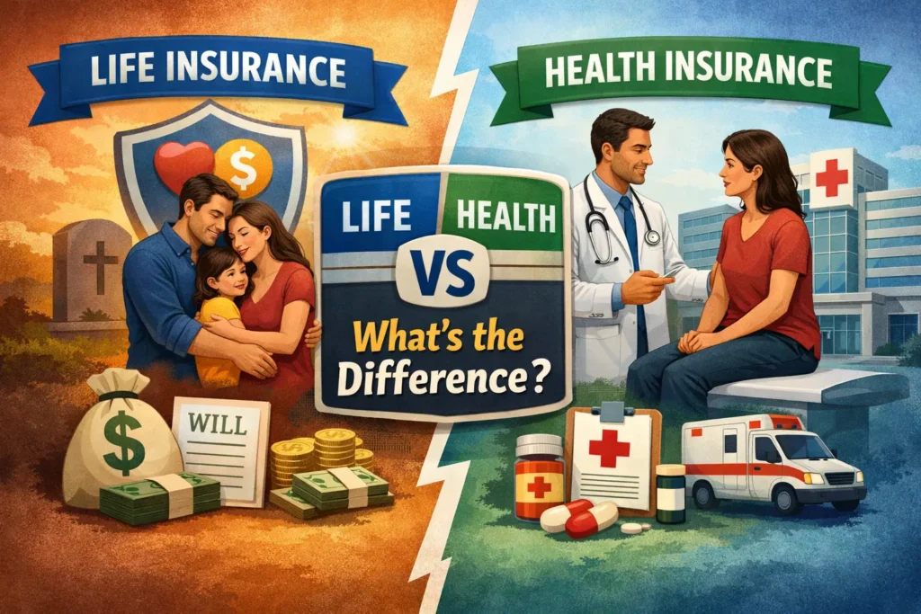 Life Insurance vs Health Insurance: What’s the Difference?