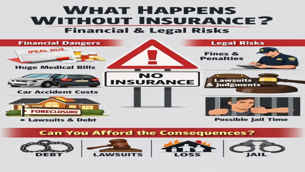 Risks of not having insurance